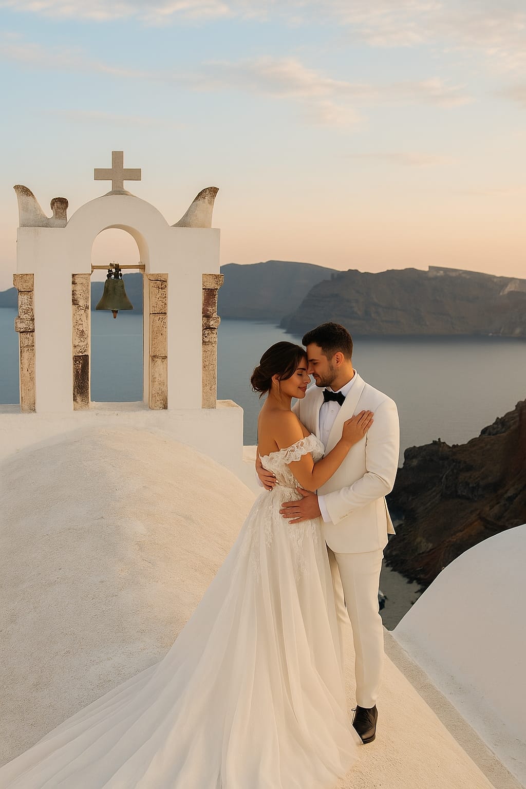 Luxury bridal makeup and hair Santorini Panos Antoniou