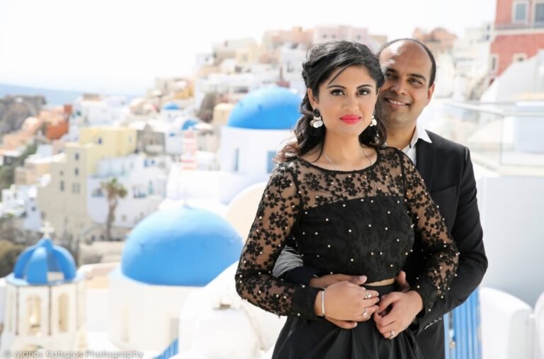 Indian Luxury Wedding in Santorini