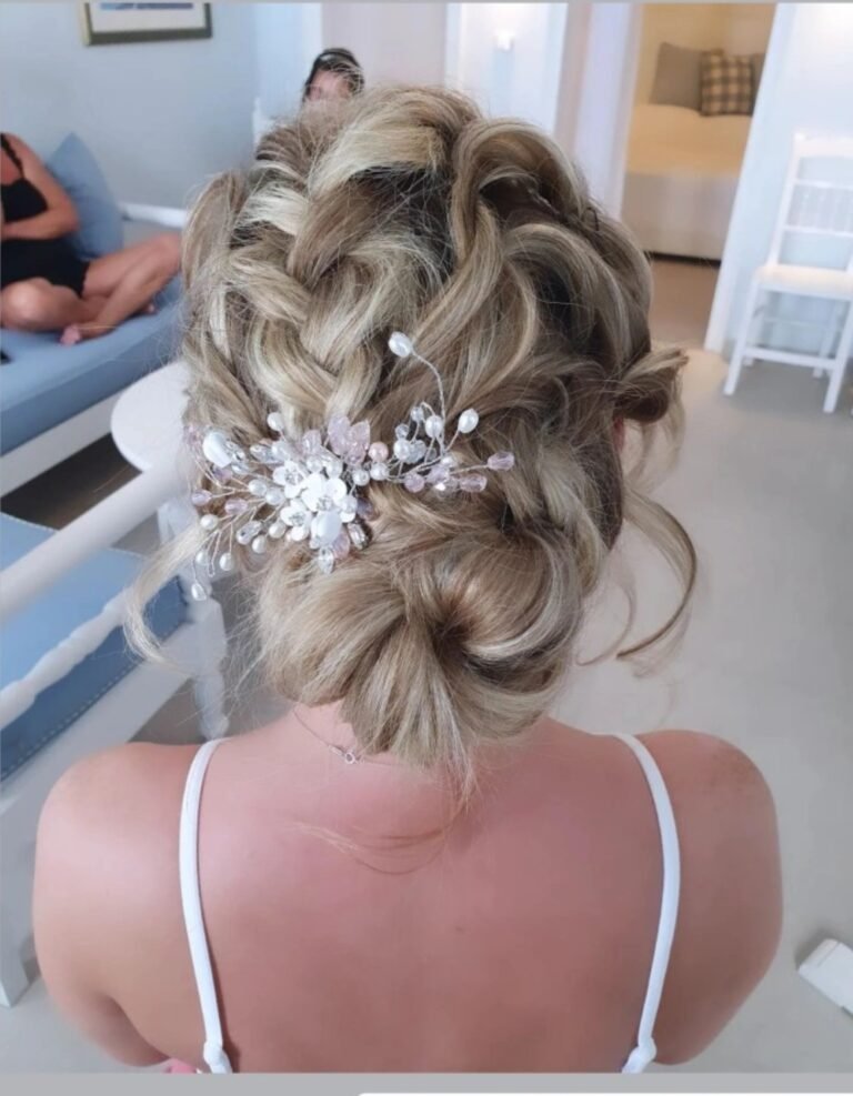 Luxury Bridal Updo with Braids